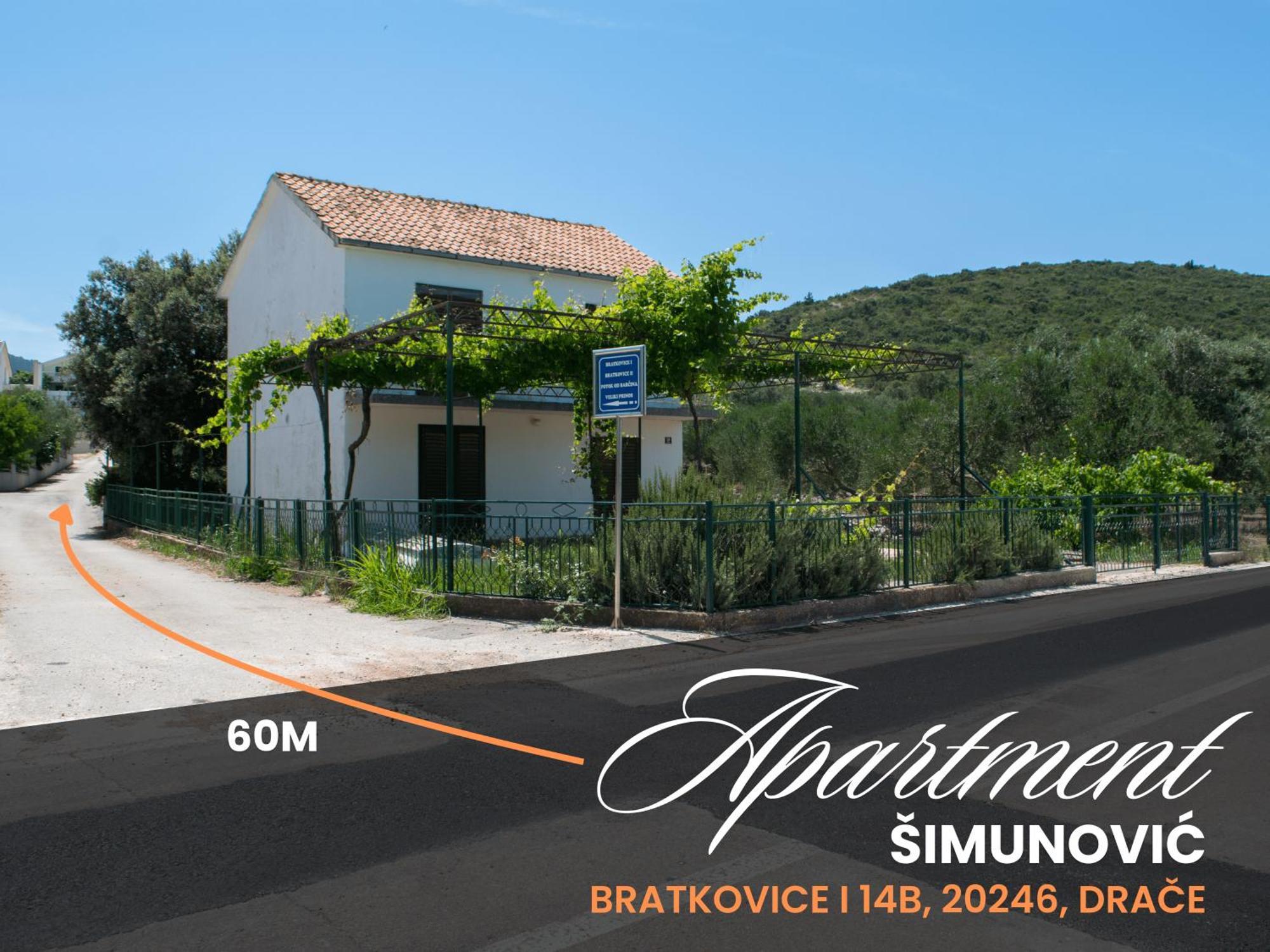 Apartment Simunovic Драче Экстерьер фото
