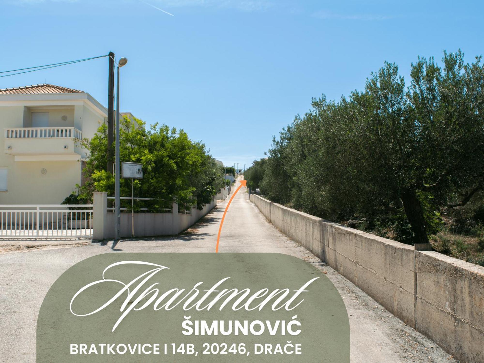 Apartment Simunovic Драче Экстерьер фото