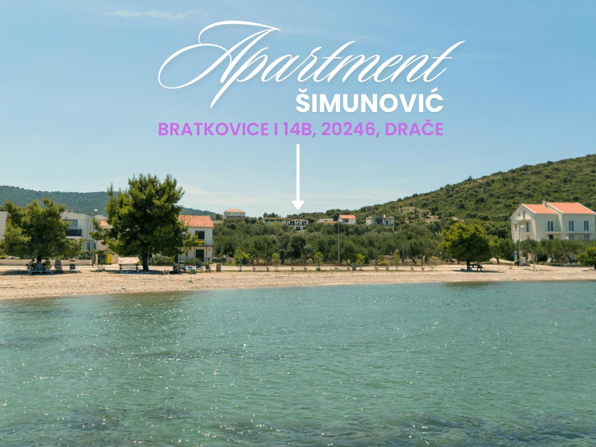 Apartment Simunovic Драче Экстерьер фото